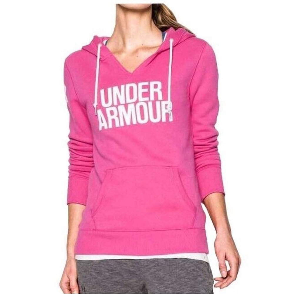 Under Armour Pink Long Sleeve Relaxed Hoodie